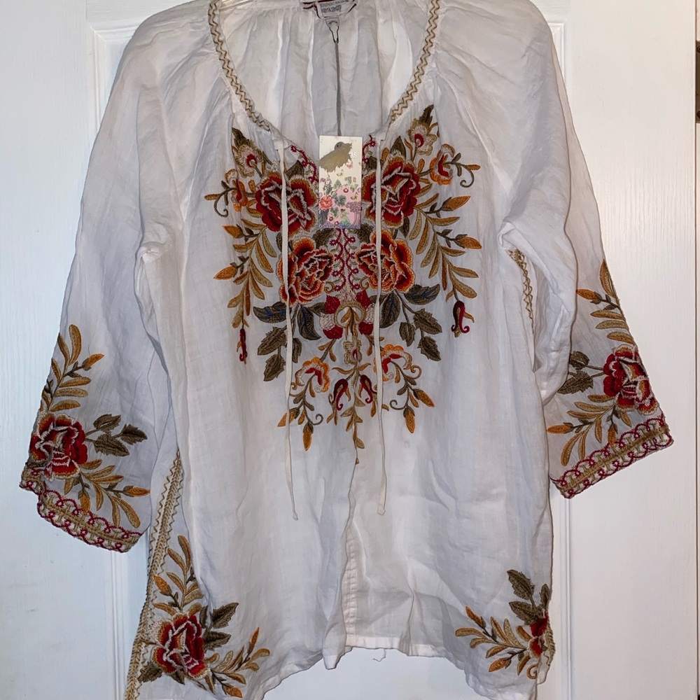 New Johnny Was Blouse W Tags